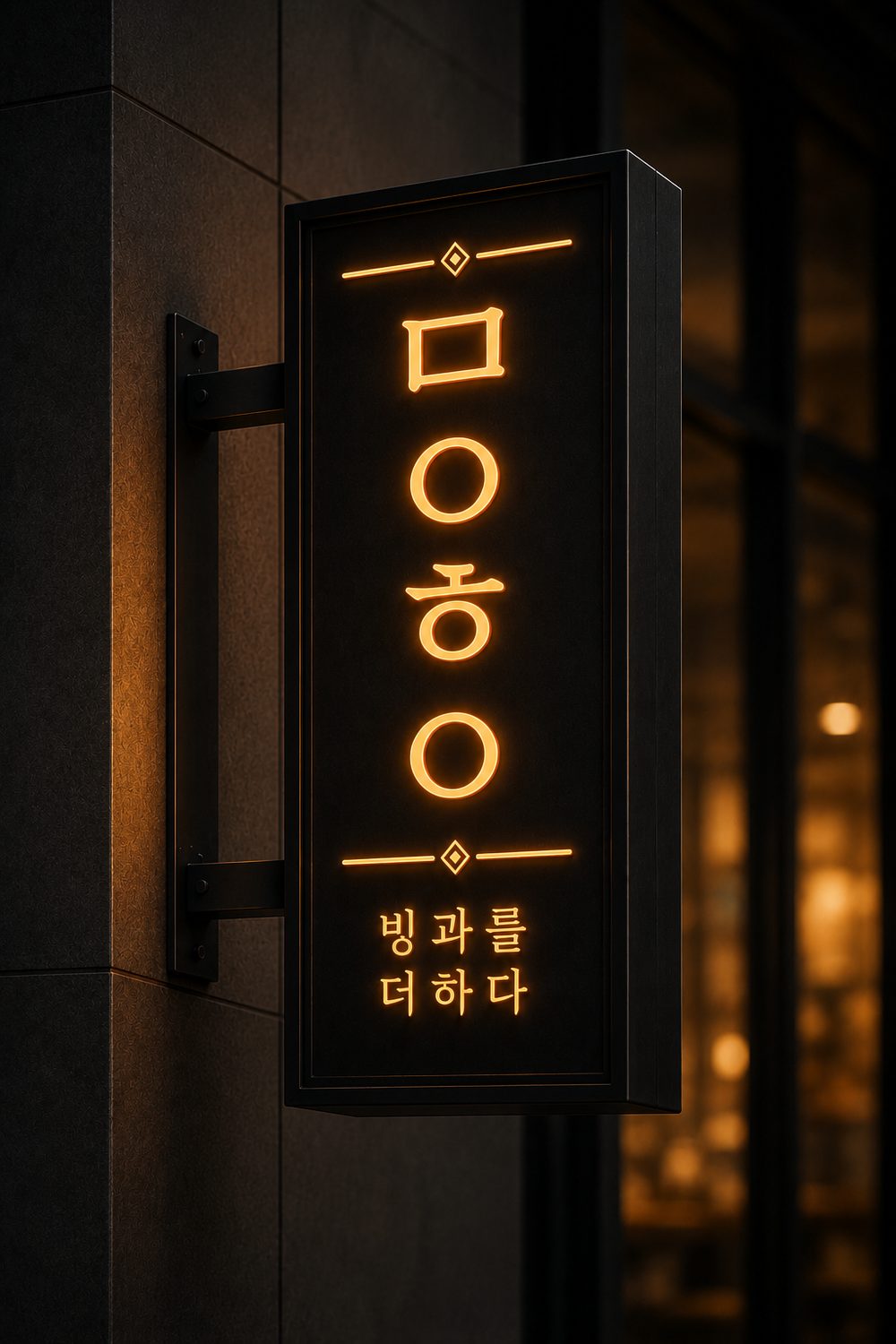 프레쉬랩 매장 측면 간판